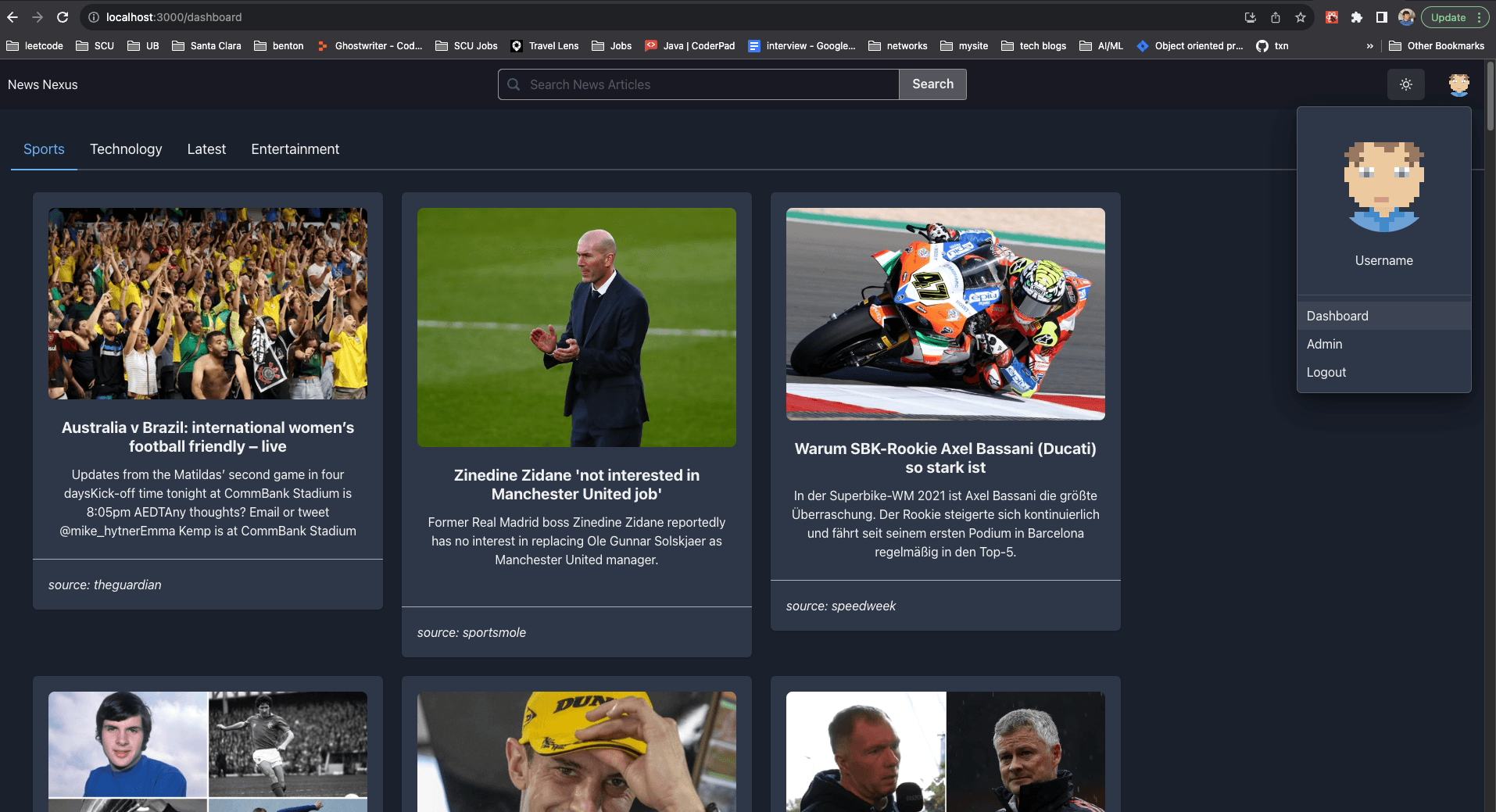 NewsNexus screenshot